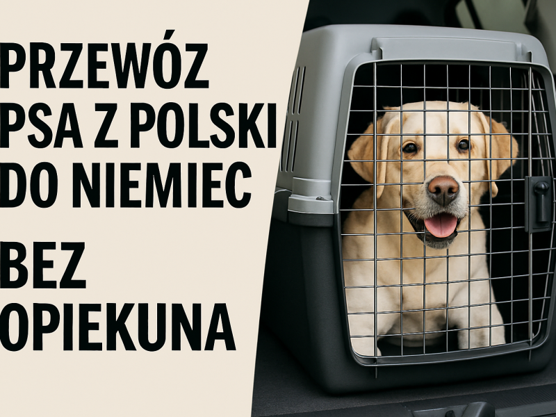 PRZEWÓZ PSA Z POLSKI DO NIEMIEC BEZ OPIEKUNA